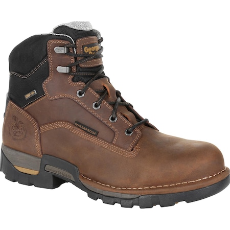 Georgia Boot Men's Waterproof Work Boot, 9.5 M, Steel Toe, 8 in H, Brown, GB00313 GB00313